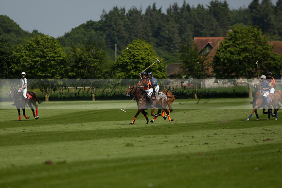 Four Quarters Orange v Montana in a Cicero Cup Polo match 2013.06.06