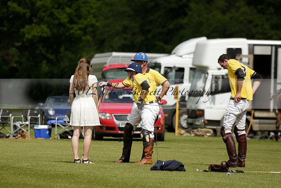 Las Estrellas v Four Quarters Blue in the final of the Jubilee Cup Polo match 2013.06.02