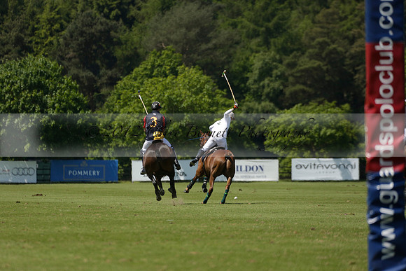 Black Bears v Salkeld in a Cartier Queens Cup polo match 2013.06.05