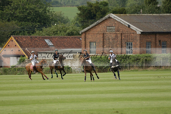 Beau Design v Boscom in an August Rother Cup 4 goal polo match at Cowdray Park Polo Club on Wednesday 07 August 2013