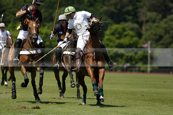 Black Bears v Salkeld in a Cartier Queens Cup polo match 2013.06.05