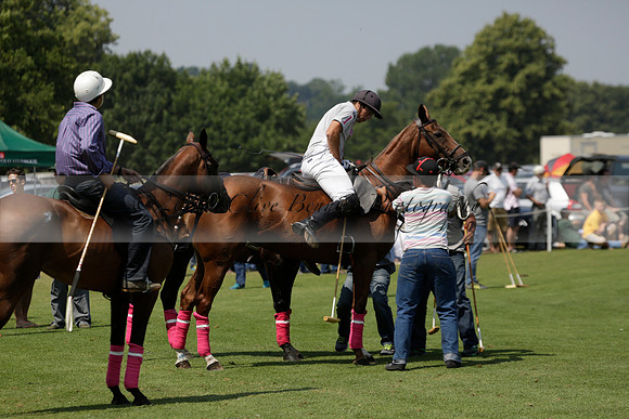 Zacara v Talandracas in a Veuve Clicquot Gold Cup Polo Match 2013.07.18