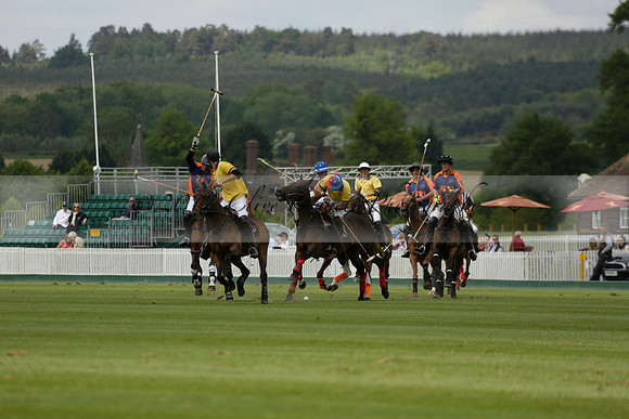 Las Estrellas v Four Quarters Blue in the final of the Jubilee Cup Polo match 2013.06.02