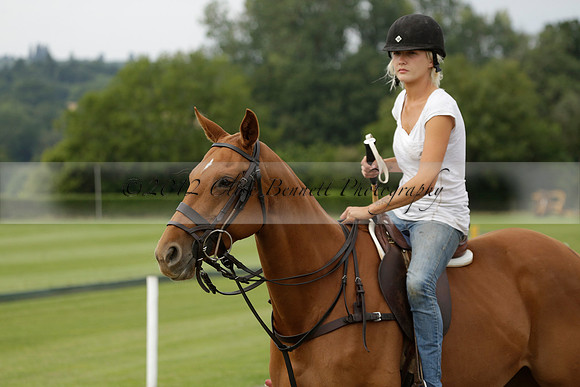 Beau Design v Boscom in an August Rother Cup 4 goal polo match at Cowdray Park Polo Club on Wednesday 07 August 2013