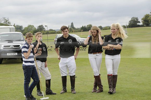The Colts Cup presentation at Cowdray Park Polo Club on Lawns 2 on Thursday 15 August 2013 2013.08.15