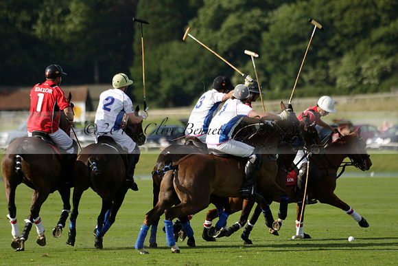 El Remanso v Emlor in a Veuve Clicquot Gold Cup Polo Match 2013.06.30