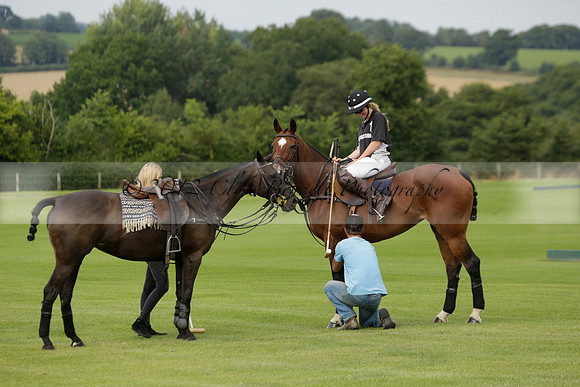 Beau Design v Boscom in an August Rother Cup 4 goal polo match at Cowdray Park Polo Club on Wednesday 07 August 2013