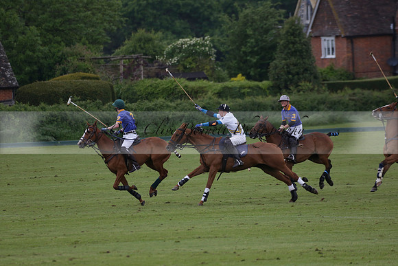 Burningfold v Combe Place in a June 4 Goal Cup polo match 2013.06.11