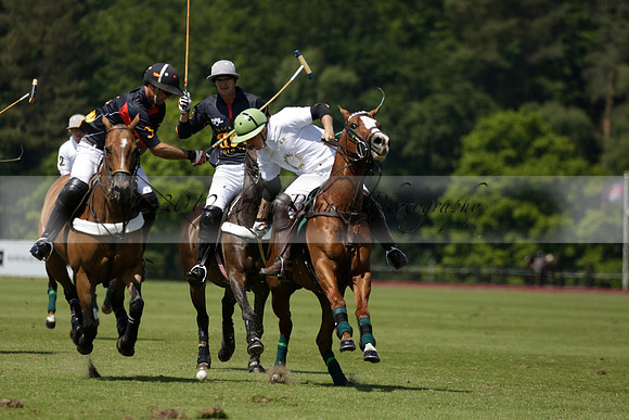 Black Bears v Salkeld in a Cartier Queens Cup polo match 2013.06.05