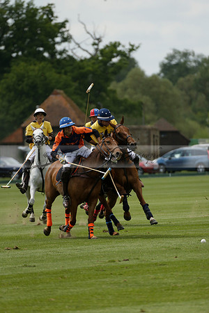 Las Estrellas v Four Quarters Blue in the final of the Jubilee Cup Polo match 2013.06.02