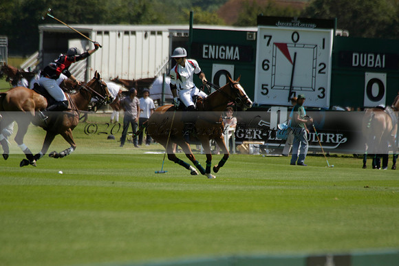 Enigma v Dubai in a Veuve Clicquot Gold Cup Polo Match 2013.07.08