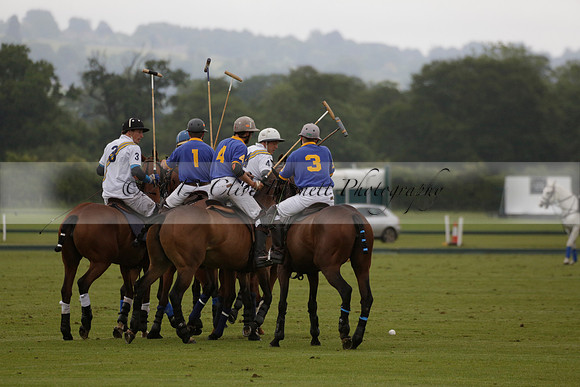 Burningfold v Combe Place in a June 4 Goal Cup polo match 2013.06.11