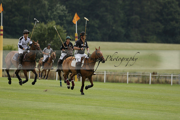 Beau Design v Boscom in an August Rother Cup 4 goal polo match at Cowdray Park Polo Club on Wednesday 07 August 2013