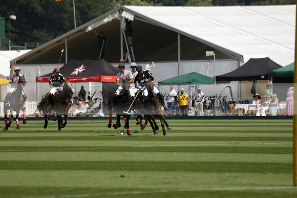 Zacara v Talandracas in a Veuve Clicquot Gold Cup Polo Match 2013.07.18