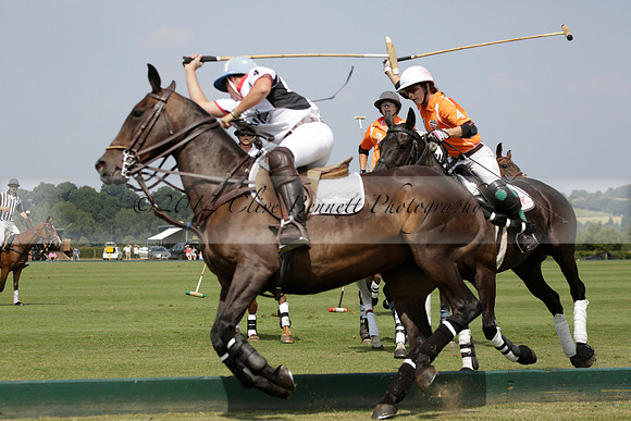 Cowdray Vikings v Enigma in a Bloom British Ladies Open Championship Polo match 2013.07.17