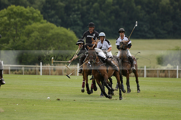 Beau Design v Boscom in an August Rother Cup 4 goal polo match at Cowdray Park Polo Club on Wednesday 07 August 2013