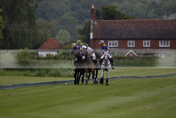 Burningfold v Combe Place in a June 4 Goal Cup polo match 2013.06.11