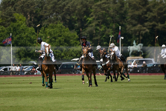 Black Bears v Salkeld in a Cartier Queens Cup polo match 2013.06.05
