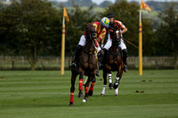 Four Quarters Black (black) v BHC (red) in a Autumn Cup polo match on Ambersham 2 at Cowdray Park Polo Club on Friday 20 September 2013 www.polopictures.co.uk