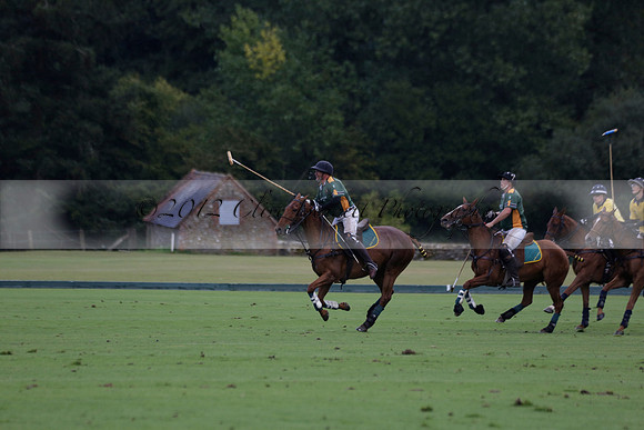 Maiz Dulce (green) v Las Esterellas (yellow) in the PSI Final polo match at Cowdray Park Polo Club on Ambersham 2 on Sunday 2013.09.08 www.polopictures.co.uk