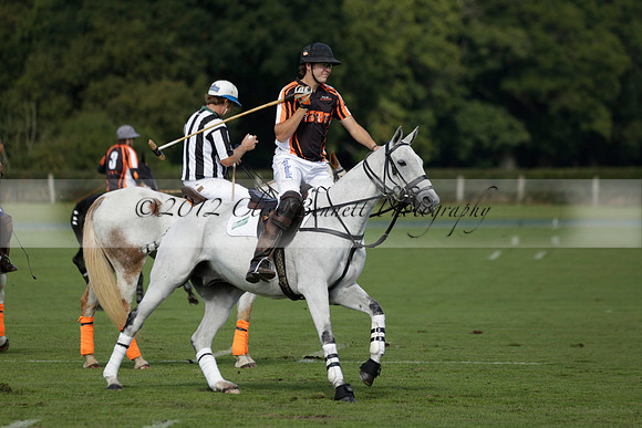 Four Quarters Black (black) v BHC (red) in a Autumn Cup polo match on Ambersham 2 at Cowdray Park Polo Club on Friday 20 September 2013 www.polopictures.co.uk