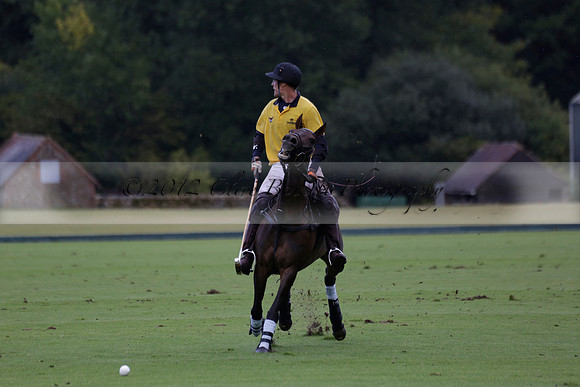 Maiz Dulce (green) v Las Esterellas (yellow) in the PSI Final polo match at Cowdray Park Polo Club on Ambersham 2 on Sunday 2013.09.08 www.polopictures.co.uk