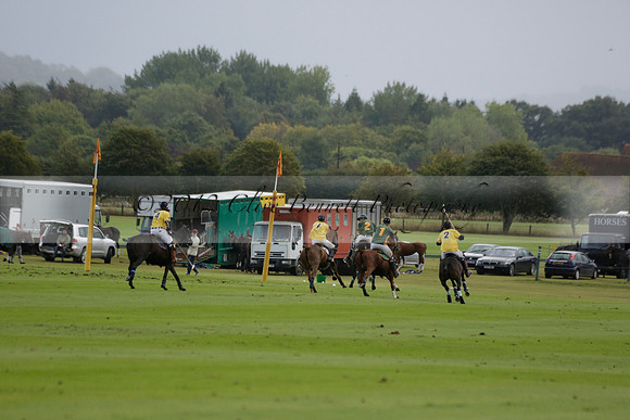 Maiz Dulce (green) v Las Esterellas (yellow) in the PSI Final polo match at Cowdray Park Polo Club on Ambersham 2 on Sunday 2013.09.08 www.polopictures.co.uk
