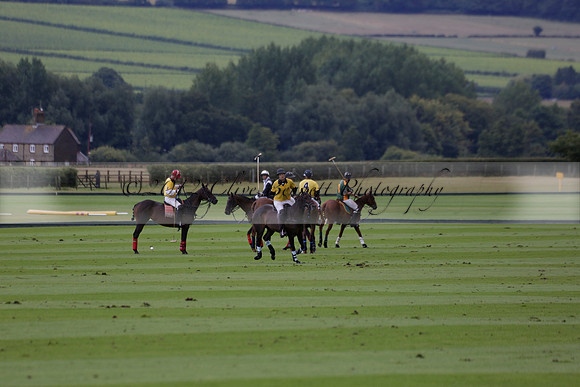 Maiz Dulce (green) v Las Esterellas (yellow) in the PSI Final polo match at Cowdray Park Polo Club on Ambersham 2 on Sunday 2013.09.08 www.polopictures.co.uk