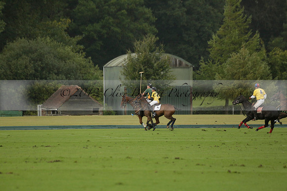 Maiz Dulce (green) v Las Esterellas (yellow) in the PSI Final polo match at Cowdray Park Polo Club on Ambersham 2 on Sunday 2013.09.08 www.polopictures.co.uk