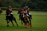 Four Quarters Black (black) v Clashleigh (red)in a Jaeger Le Coultre Autumn Cup polo match played on Ambersham 2 at Cowdray Park Polo Club on Wednesday 2013.09.11 www.polopictures.co.uk