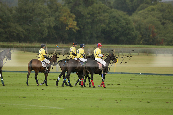 Maiz Dulce (green) v Las Esterellas (yellow) in the PSI Final polo match at Cowdray Park Polo Club on Ambersham 2 on Sunday 2013.09.08 www.polopictures.co.uk