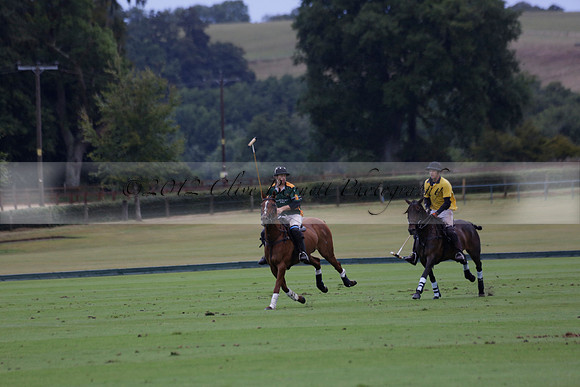 Maiz Dulce (green) v Las Esterellas (yellow) in the PSI Final polo match at Cowdray Park Polo Club on Ambersham 2 on Sunday 2013.09.08 www.polopictures.co.uk