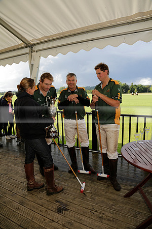 Maiz Dulce (green) v Las Esterellas (yellow) in the PSI Final polo match at Cowdray Park Polo Club on Ambersham 2 on Sunday 2013.09.08 www.polopictures.co.uk