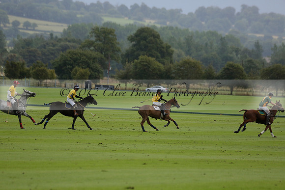 Maiz Dulce (green) v Las Esterellas (yellow) in the PSI Final polo match at Cowdray Park Polo Club on Ambersham 2 on Sunday 2013.09.08 www.polopictures.co.uk