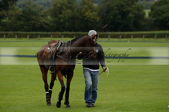 Four Quarters Black (black) v Clashleigh (red) in the Autumn Cup subsidiary final polo match on Ambersham 2 at Cowdray Park Polo Club on Sunday 22 September 2013 www.polopictures.co.uk
