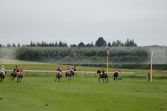 Four Quarters Black (black) v Clashleigh (red) in the Autumn Cup subsidiary final polo match on Ambersham 2 at Cowdray Park Polo Club on Sunday 22 September 2013 www.polopictures.co.uk