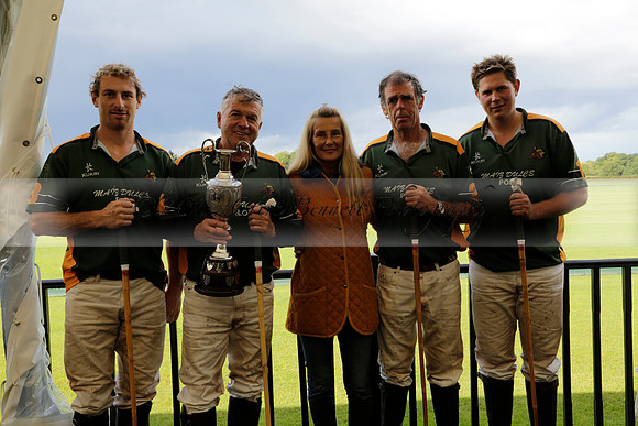 Maiz Dulce (green) v Las Esterellas (yellow) in the PSI Final polo match at Cowdray Park Polo Club on Ambersham 2 on Sunday 2013.09.08 www.polopictures.co.uk