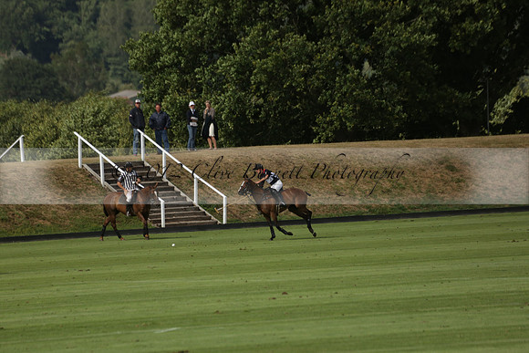 Jaeger Le Coultre (black)  v Wairakei Pastoral (white) in a Jaeger Le Coultre Holden White Cup polo match played on 29 July 2013 at Cowdray Park Polo Club on Brooksfieldwww.polopictures.co.uk