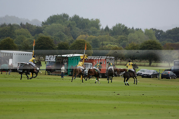 Maiz Dulce (green) v Las Esterellas (yellow) in the PSI Final polo match at Cowdray Park Polo Club on Ambersham 2 on Sunday 2013.09.08 www.polopictures.co.uk