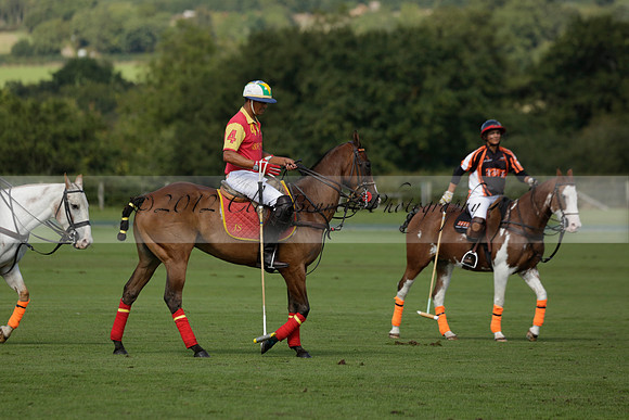 Four Quarters Black (black) v BHC (red) in a Autumn Cup polo match on Ambersham 2 at Cowdray Park Polo Club on Friday 20 September 2013 www.polopictures.co.uk