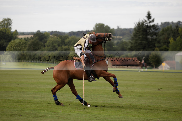 Maiz Dulce v Combe in a Brecknock Cup polo match played on Ambersham 2 at Cowdray Park Polo Club on Friday 17 August 2012