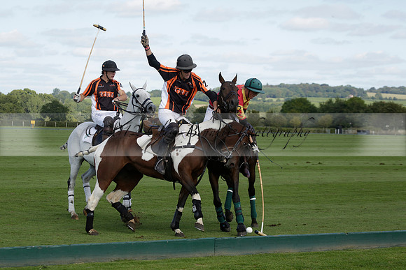 Four Quarters Black (black) v BHC (red) in a Autumn Cup polo match on Ambersham 2 at Cowdray Park Polo Club on Friday 20 September 2013 www.polopictures.co.uk