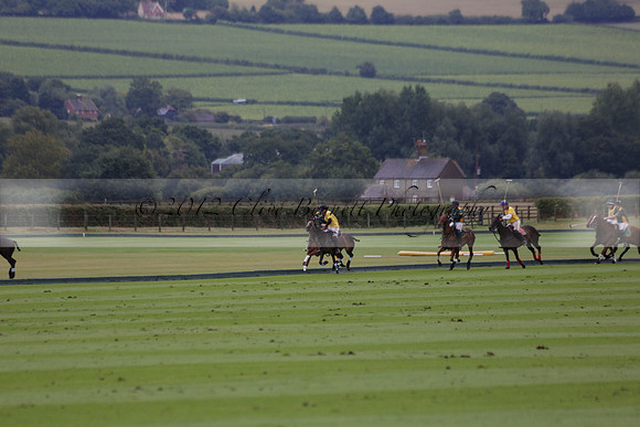 Maiz Dulce (green) v Las Esterellas (yellow) in the PSI Final polo match at Cowdray Park Polo Club on Ambersham 2 on Sunday 2013.09.08 www.polopictures.co.uk