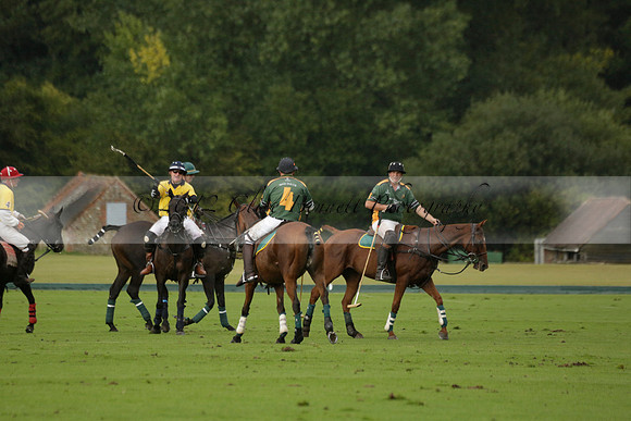 Maiz Dulce (green) v Las Esterellas (yellow) in the PSI Final polo match at Cowdray Park Polo Club on Ambersham 2 on Sunday 2013.09.08 www.polopictures.co.uk