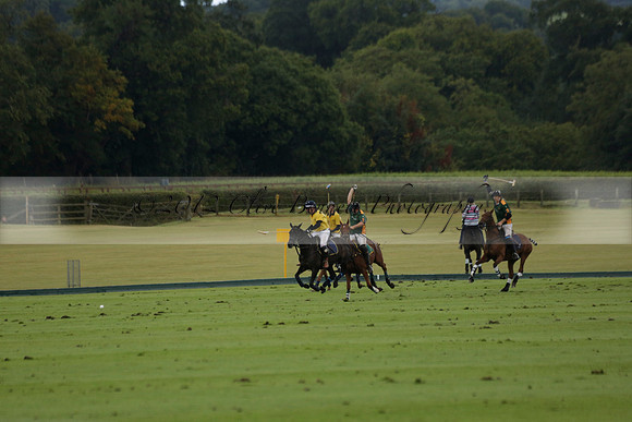 Maiz Dulce (green) v Las Esterellas (yellow) in the PSI Final polo match at Cowdray Park Polo Club on Ambersham 2 on Sunday 2013.09.08 www.polopictures.co.uk