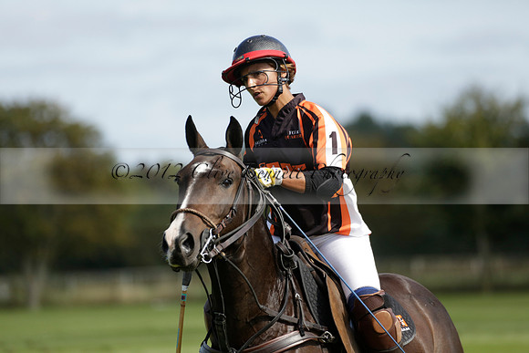 Four Quarters Black (black) v BHC (red) in a Autumn Cup polo match on Ambersham 2 at Cowdray Park Polo Club on Friday 20 September 2013 www.polopictures.co.uk