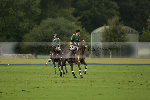 Maiz Dulce (green) v Las Esterellas (yellow) in the PSI Final polo match at Cowdray Park Polo Club on Ambersham 2 on Sunday 2013.09.08 www.polopictures.co.uk