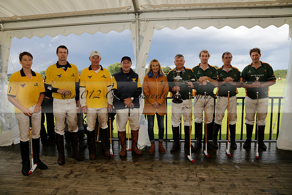 Maiz Dulce (green) v Las Esterellas (yellow) in the PSI Final polo match at Cowdray Park Polo Club on Ambersham 2 on Sunday 2013.09.08 www.polopictures.co.uk