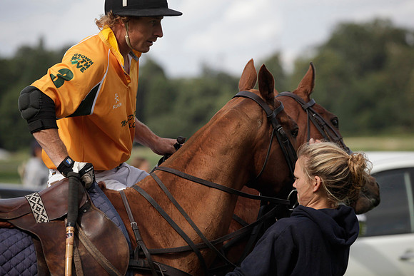 Montana v Maiz Dulce in the Uber 12 goal Final polo match played on Lawns 1 at Cowdray Park Polo Club on Sunday 26 August 2012
