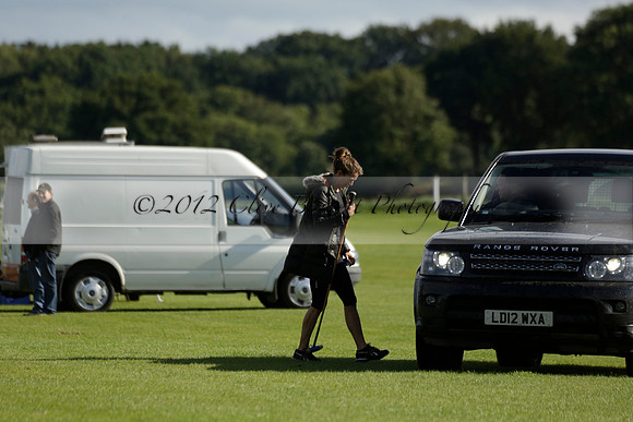 Aryana (black) v Shoreline (yellow) in a Farewell Cup polo match played on Ambersham 5 at Cowdray Park Polo Club on Wednesday 18 September 2013. www.polopictures.co.uk